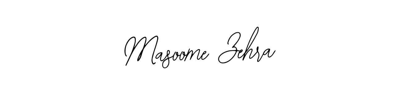 Masoome Zehra stylish signature style. Best Handwritten Sign (Bearetta-2O07w) for my name. Handwritten Signature Collection Ideas for my name Masoome Zehra. Masoome Zehra signature style 12 images and pictures png