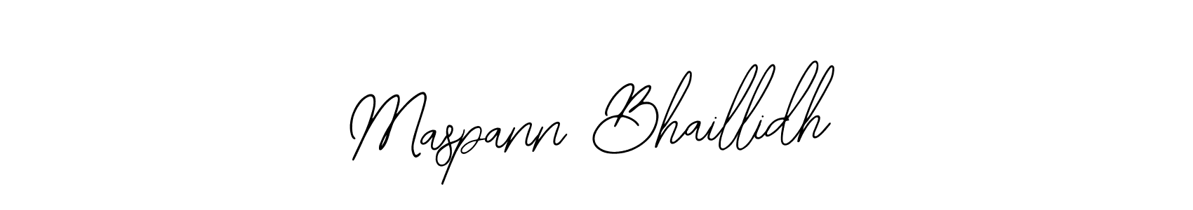 You should practise on your own different ways (Bearetta-2O07w) to write your name (Maspann Bhaillidh) in signature. don't let someone else do it for you. Maspann Bhaillidh signature style 12 images and pictures png