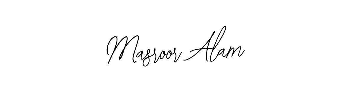 Make a beautiful signature design for name Masroor Alam. With this signature (Bearetta-2O07w) style, you can create a handwritten signature for free. Masroor Alam signature style 12 images and pictures png