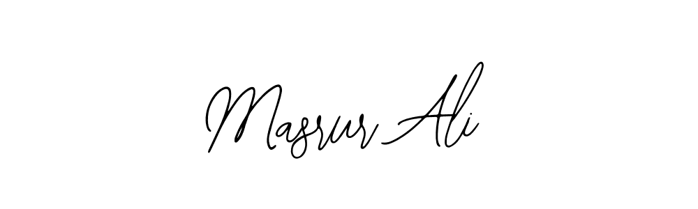 Also You can easily find your signature by using the search form. We will create Masrur Ali name handwritten signature images for you free of cost using Bearetta-2O07w sign style. Masrur Ali signature style 12 images and pictures png