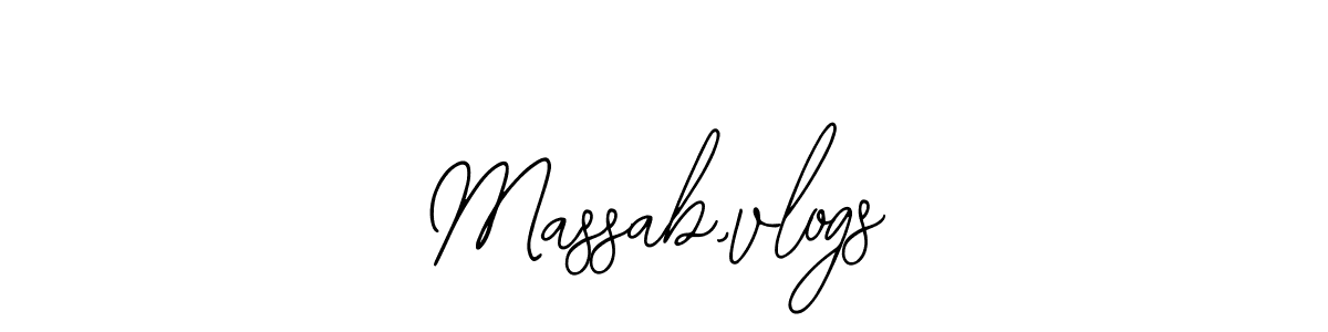 It looks lik you need a new signature style for name Massab,vlogs. Design unique handwritten (Bearetta-2O07w) signature with our free signature maker in just a few clicks. Massab,vlogs signature style 12 images and pictures png