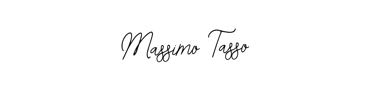 Make a beautiful signature design for name Massimo Tasso. With this signature (Bearetta-2O07w) style, you can create a handwritten signature for free. Massimo Tasso signature style 12 images and pictures png