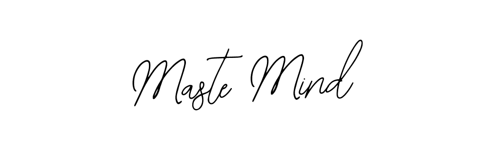 Use a signature maker to create a handwritten signature online. With this signature software, you can design (Bearetta-2O07w) your own signature for name Maste Mind. Maste Mind signature style 12 images and pictures png