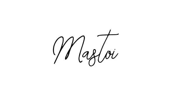 Use a signature maker to create a handwritten signature online. With this signature software, you can design (Bearetta-2O07w) your own signature for name Mastoi. Mastoi signature style 12 images and pictures png