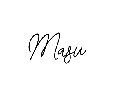 Design your own signature with our free online signature maker. With this signature software, you can create a handwritten (Bearetta-2O07w) signature for name Masu. Masu signature style 12 images and pictures png
