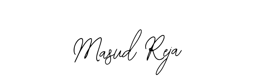 Use a signature maker to create a handwritten signature online. With this signature software, you can design (Bearetta-2O07w) your own signature for name Masud Reja. Masud Reja signature style 12 images and pictures png