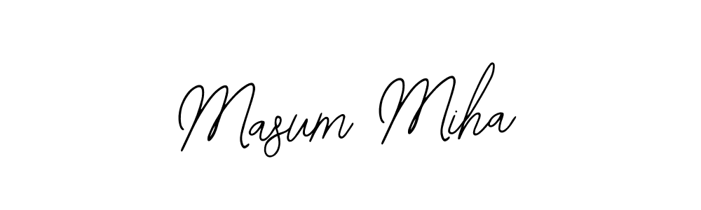 Similarly Bearetta-2O07w is the best handwritten signature design. Signature creator online .You can use it as an online autograph creator for name Masum Miha. Masum Miha signature style 12 images and pictures png