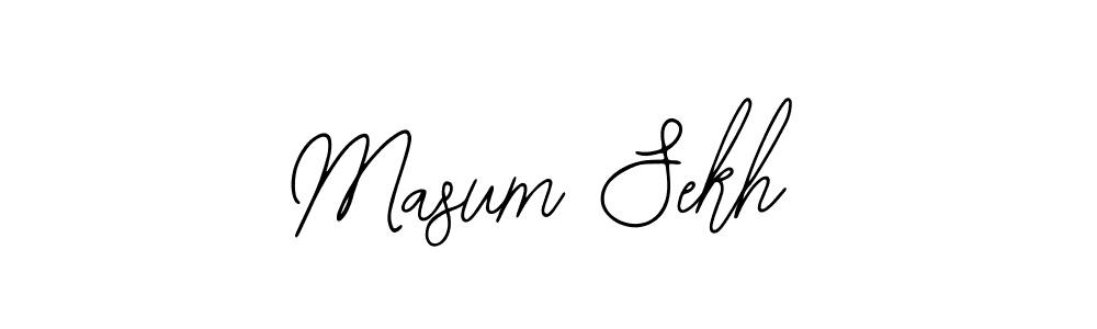 Also You can easily find your signature by using the search form. We will create Masum Sekh name handwritten signature images for you free of cost using Bearetta-2O07w sign style. Masum Sekh signature style 12 images and pictures png