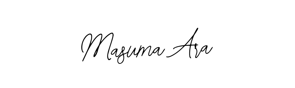 Also we have Masuma Ara name is the best signature style. Create professional handwritten signature collection using Bearetta-2O07w autograph style. Masuma Ara signature style 12 images and pictures png