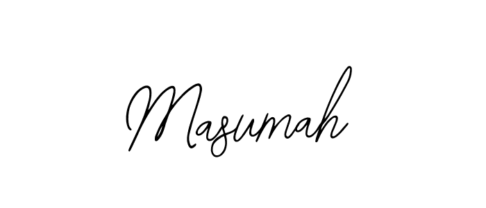 Make a beautiful signature design for name Masumah. With this signature (Bearetta-2O07w) style, you can create a handwritten signature for free. Masumah signature style 12 images and pictures png