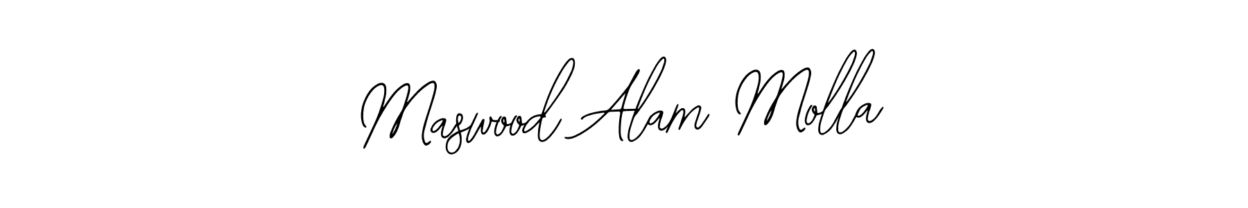 Bearetta-2O07w is a professional signature style that is perfect for those who want to add a touch of class to their signature. It is also a great choice for those who want to make their signature more unique. Get Maswood Alam Molla name to fancy signature for free. Maswood Alam Molla signature style 12 images and pictures png