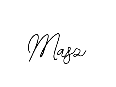 Make a beautiful signature design for name Masz. With this signature (Bearetta-2O07w) style, you can create a handwritten signature for free. Masz signature style 12 images and pictures png