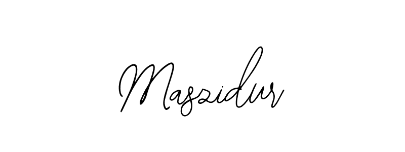 Also we have Maszidur name is the best signature style. Create professional handwritten signature collection using Bearetta-2O07w autograph style. Maszidur signature style 12 images and pictures png