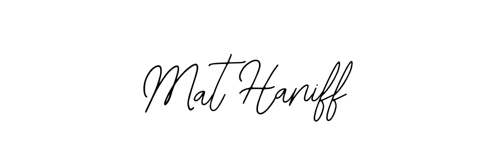 How to make Mat Haniff signature? Bearetta-2O07w is a professional autograph style. Create handwritten signature for Mat Haniff name. Mat Haniff signature style 12 images and pictures png