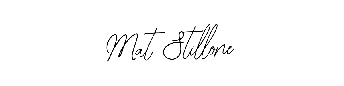 Design your own signature with our free online signature maker. With this signature software, you can create a handwritten (Bearetta-2O07w) signature for name Mat Stillone. Mat Stillone signature style 12 images and pictures png