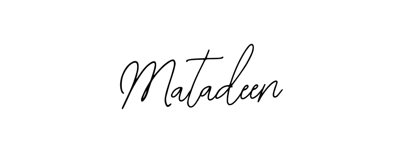 Similarly Bearetta-2O07w is the best handwritten signature design. Signature creator online .You can use it as an online autograph creator for name Matadeen. Matadeen signature style 12 images and pictures png