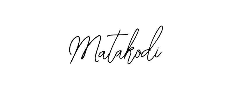 Design your own signature with our free online signature maker. With this signature software, you can create a handwritten (Bearetta-2O07w) signature for name Matakodi. Matakodi signature style 12 images and pictures png