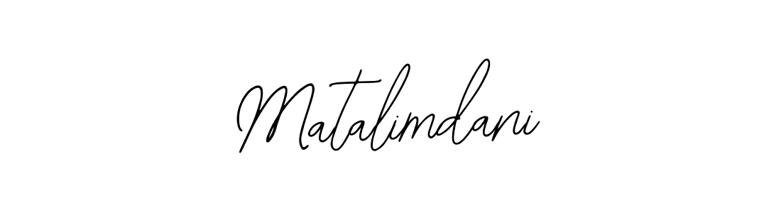 The best way (Bearetta-2O07w) to make a short signature is to pick only two or three words in your name. The name Matalimdani include a total of six letters. For converting this name. Matalimdani signature style 12 images and pictures png