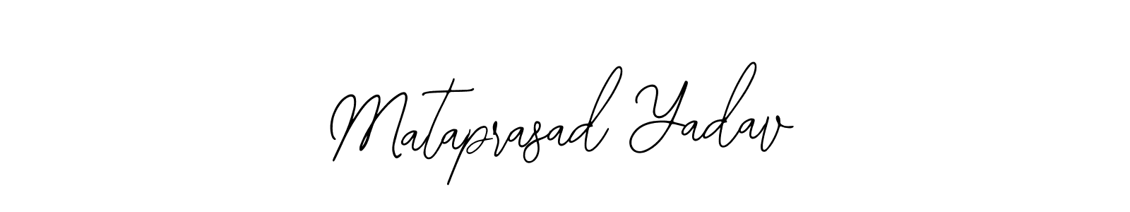 Bearetta-2O07w is a professional signature style that is perfect for those who want to add a touch of class to their signature. It is also a great choice for those who want to make their signature more unique. Get Mataprasad Yadav name to fancy signature for free. Mataprasad Yadav signature style 12 images and pictures png