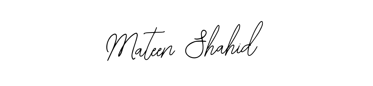 Mateen Shahid stylish signature style. Best Handwritten Sign (Bearetta-2O07w) for my name. Handwritten Signature Collection Ideas for my name Mateen Shahid. Mateen Shahid signature style 12 images and pictures png