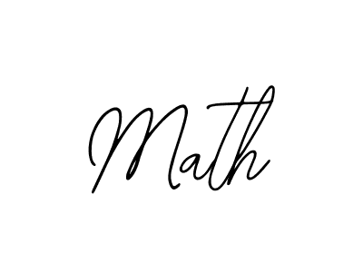 How to make Math signature? Bearetta-2O07w is a professional autograph style. Create handwritten signature for Math name. Math signature style 12 images and pictures png