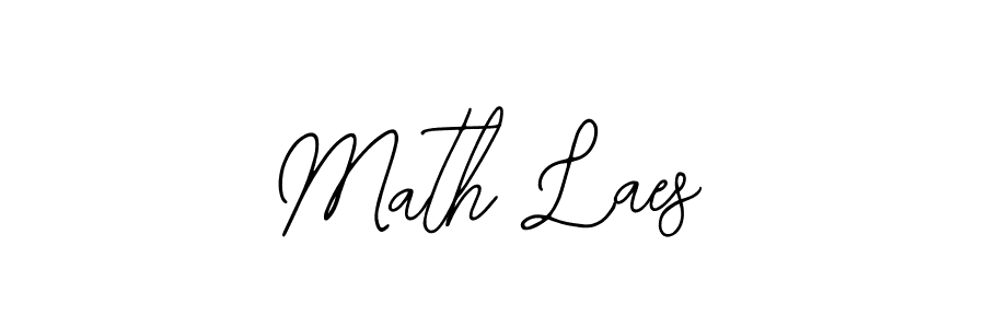 Use a signature maker to create a handwritten signature online. With this signature software, you can design (Bearetta-2O07w) your own signature for name Math Laes. Math Laes signature style 12 images and pictures png