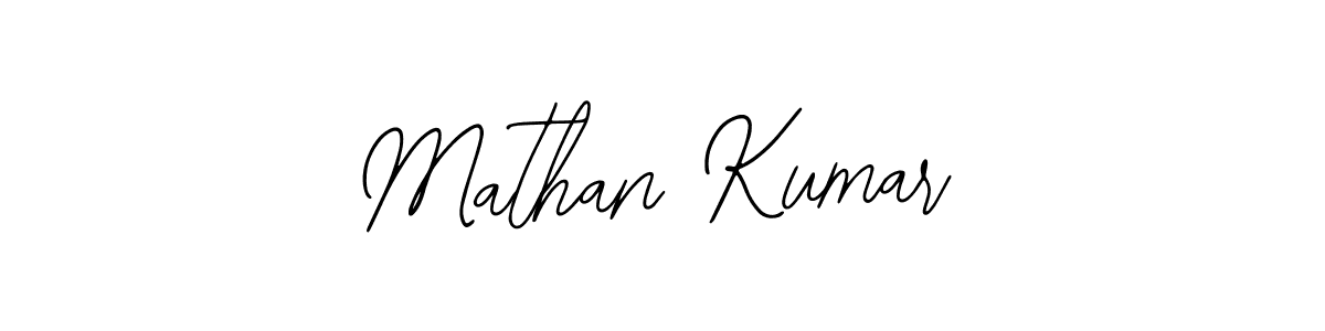 Make a beautiful signature design for name Mathan Kumar. With this signature (Bearetta-2O07w) style, you can create a handwritten signature for free. Mathan Kumar signature style 12 images and pictures png