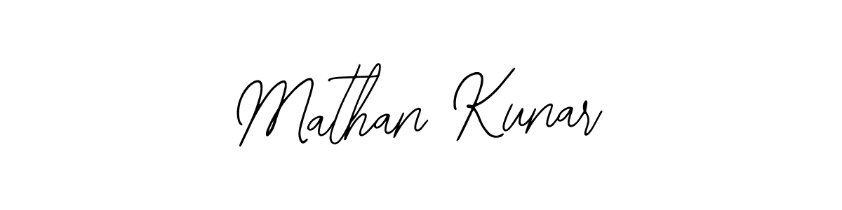 You should practise on your own different ways (Bearetta-2O07w) to write your name (Mathan Kunar) in signature. don't let someone else do it for you. Mathan Kunar signature style 12 images and pictures png
