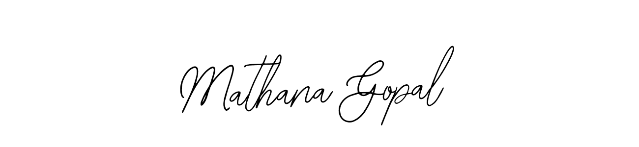 The best way (Bearetta-2O07w) to make a short signature is to pick only two or three words in your name. The name Mathana Gopal include a total of six letters. For converting this name. Mathana Gopal signature style 12 images and pictures png