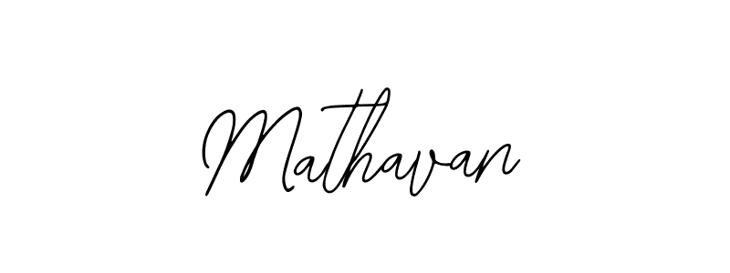 Use a signature maker to create a handwritten signature online. With this signature software, you can design (Bearetta-2O07w) your own signature for name Mathavan. Mathavan signature style 12 images and pictures png