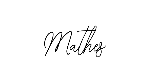 Use a signature maker to create a handwritten signature online. With this signature software, you can design (Bearetta-2O07w) your own signature for name Mathes. Mathes signature style 12 images and pictures png