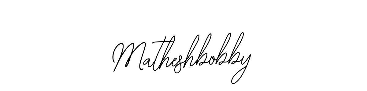 Bearetta-2O07w is a professional signature style that is perfect for those who want to add a touch of class to their signature. It is also a great choice for those who want to make their signature more unique. Get Matheshbobby name to fancy signature for free. Matheshbobby signature style 12 images and pictures png