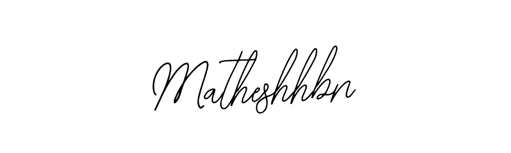 How to make Matheshhbn signature? Bearetta-2O07w is a professional autograph style. Create handwritten signature for Matheshhbn name. Matheshhbn signature style 12 images and pictures png