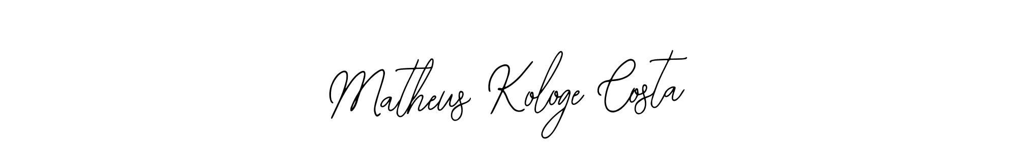 Best and Professional Signature Style for Matheus Kologe Costa. Bearetta-2O07w Best Signature Style Collection. Matheus Kologe Costa signature style 12 images and pictures png