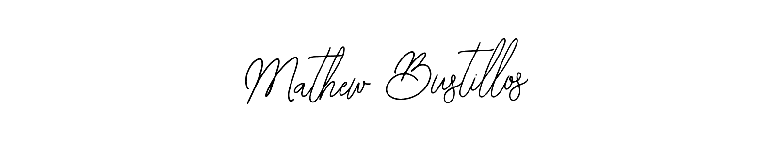 Use a signature maker to create a handwritten signature online. With this signature software, you can design (Bearetta-2O07w) your own signature for name Mathew Bustillos. Mathew Bustillos signature style 12 images and pictures png
