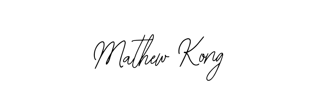 How to make Mathew Kong signature? Bearetta-2O07w is a professional autograph style. Create handwritten signature for Mathew Kong name. Mathew Kong signature style 12 images and pictures png