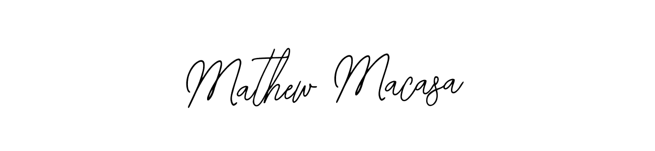 Mathew Macasa stylish signature style. Best Handwritten Sign (Bearetta-2O07w) for my name. Handwritten Signature Collection Ideas for my name Mathew Macasa. Mathew Macasa signature style 12 images and pictures png