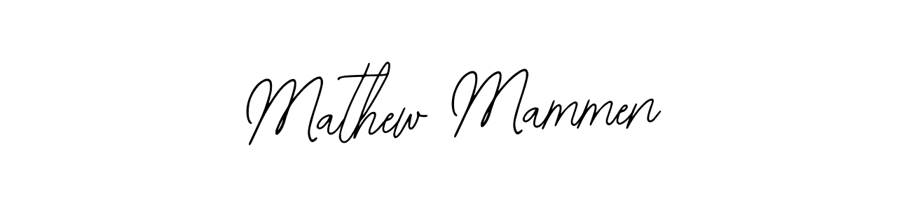 Use a signature maker to create a handwritten signature online. With this signature software, you can design (Bearetta-2O07w) your own signature for name Mathew Mammen. Mathew Mammen signature style 12 images and pictures png