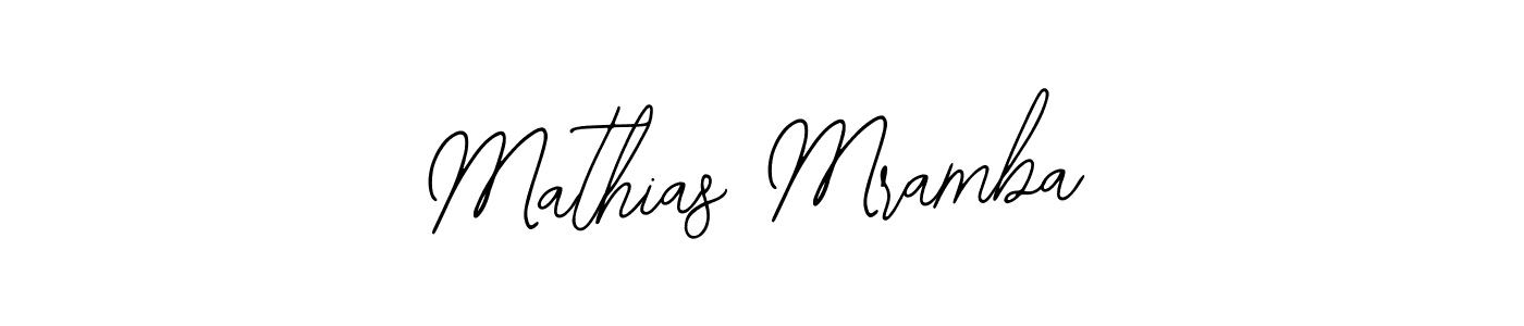 Design your own signature with our free online signature maker. With this signature software, you can create a handwritten (Bearetta-2O07w) signature for name Mathias Mramba. Mathias Mramba signature style 12 images and pictures png