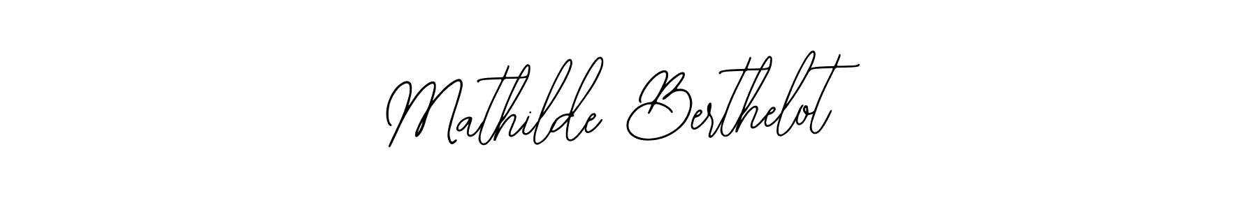 Design your own signature with our free online signature maker. With this signature software, you can create a handwritten (Bearetta-2O07w) signature for name Mathilde Berthelot. Mathilde Berthelot signature style 12 images and pictures png