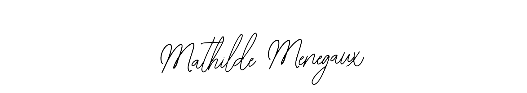 Make a short Mathilde Menegaux signature style. Manage your documents anywhere anytime using Bearetta-2O07w. Create and add eSignatures, submit forms, share and send files easily. Mathilde Menegaux signature style 12 images and pictures png