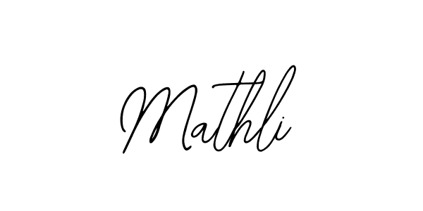 Design your own signature with our free online signature maker. With this signature software, you can create a handwritten (Bearetta-2O07w) signature for name Mathli. Mathli signature style 12 images and pictures png