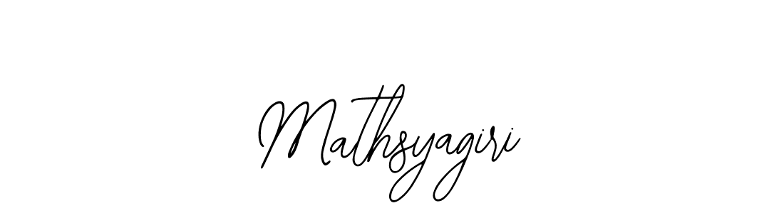 Make a beautiful signature design for name Mathsyagiri. With this signature (Bearetta-2O07w) style, you can create a handwritten signature for free. Mathsyagiri signature style 12 images and pictures png