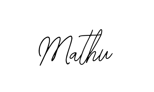 Design your own signature with our free online signature maker. With this signature software, you can create a handwritten (Bearetta-2O07w) signature for name Mathu. Mathu signature style 12 images and pictures png