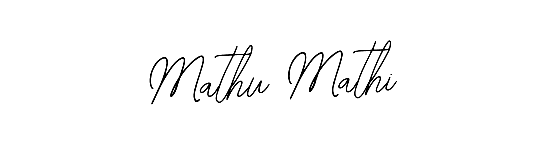 Mathu Mathi stylish signature style. Best Handwritten Sign (Bearetta-2O07w) for my name. Handwritten Signature Collection Ideas for my name Mathu Mathi. Mathu Mathi signature style 12 images and pictures png