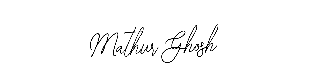 You should practise on your own different ways (Bearetta-2O07w) to write your name (Mathur Ghosh) in signature. don't let someone else do it for you. Mathur Ghosh signature style 12 images and pictures png