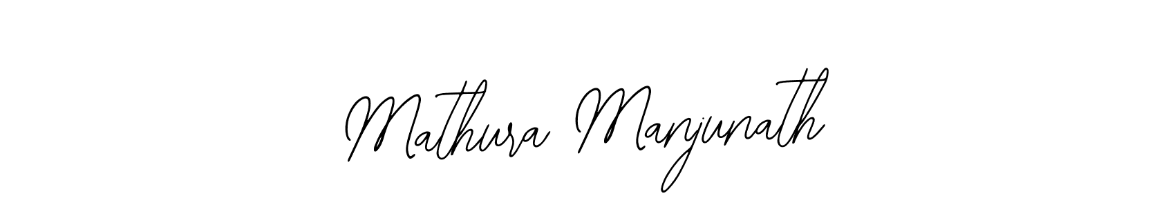 The best way (Bearetta-2O07w) to make a short signature is to pick only two or three words in your name. The name Mathura Manjunath include a total of six letters. For converting this name. Mathura Manjunath signature style 12 images and pictures png