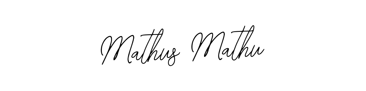 Also we have Mathus Mathu name is the best signature style. Create professional handwritten signature collection using Bearetta-2O07w autograph style. Mathus Mathu signature style 12 images and pictures png