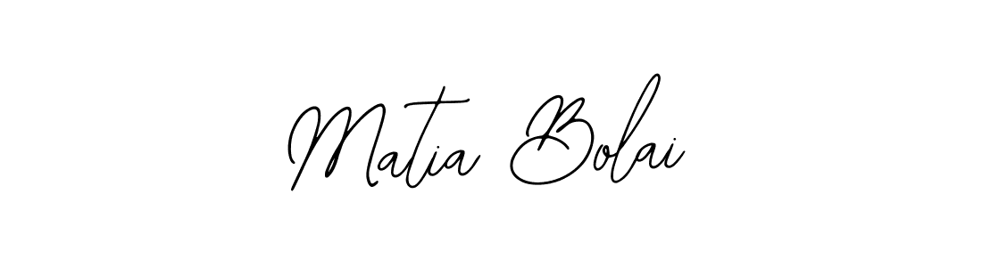 Use a signature maker to create a handwritten signature online. With this signature software, you can design (Bearetta-2O07w) your own signature for name Matia Bolai. Matia Bolai signature style 12 images and pictures png