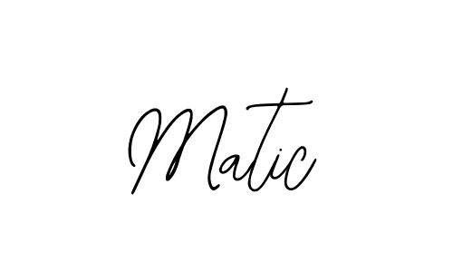 You should practise on your own different ways (Bearetta-2O07w) to write your name (Matic) in signature. don't let someone else do it for you. Matic signature style 12 images and pictures png